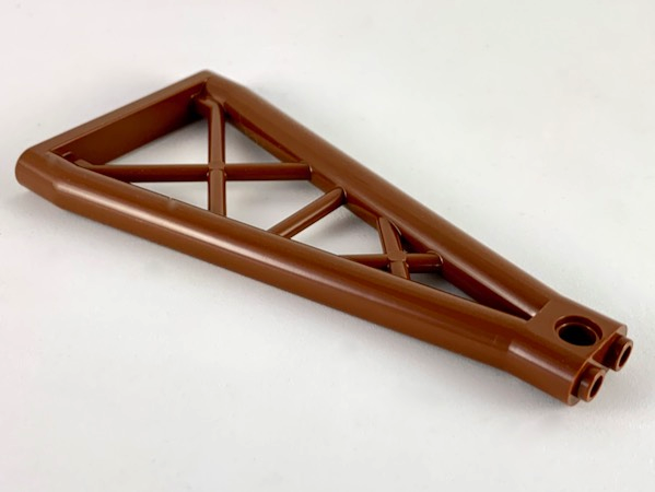 Support 1 x 6 x 10 Girder Triangular in Reddish Brown