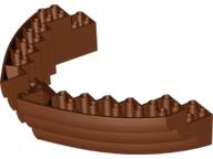 Boat Hull Section, Brick 16 x 10 x 3 in Reddish Brown