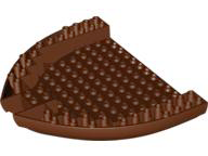 Boat Hull Section, Brick 16 x 13 x 2 in Reddish Brown