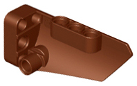 Technic Panel Fairing # 3 Small Smooth Long, Side A in Reddish Brown