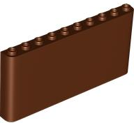 Windscreen 1 x 10 x 4 in Reddish Brown