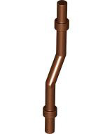 Bar 6L with Stop Rings and Double Bent in Reddish Brown