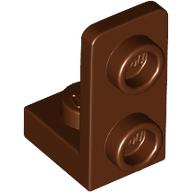 Bracket 1 x 1 - 1 x 2 Inverted in Reddish Brown