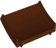 Stunt Ramp Section 30° in Reddish Brown