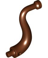 Animal Body Part / Plant, Tail / Trunk / Tentacle / Tongue / Vine / Tree Branch (Long Tip) in Reddish Brown