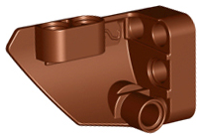 Technic Panel Fairing #2 Small Smooth Short, Side B in Reddish Brown