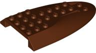 Aircraft Fuselage Curved Aft Section 6 x 10 Top in Reddish Brown