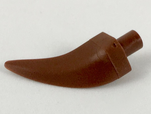 Animal Body Part, Barb / Claw / Tooth / Talon / Horn, Medium in Reddish Brown