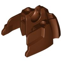 Large Figure Foot, Short with Ball Joint Socket in Reddish Brown