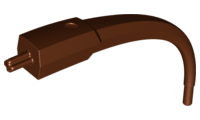 Large Figure Tail / Horn in Reddish Brown