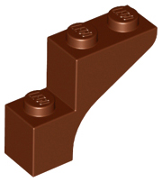 Brick Arch 1 x 3 x 2 in Reddish Brown