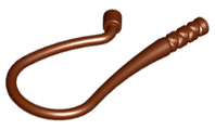 Equipment Whip - Bent in Reddish Brown