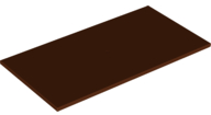 Tile 8 x 16 with Bottom Tubes in Reddish Brown