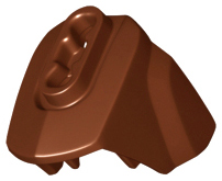 Large Figure Limb Cover, Size 3, Armor with Ball Joint Socket in Reddish Brown