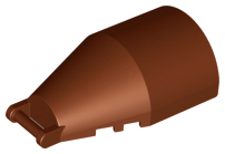 Windscreen 7 x 4 x 2 Round with Handle in Reddish Brown
