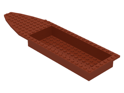 Boat Deck 8 x 28 x 3 in Reddish Brown