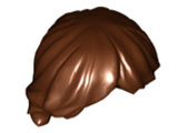 Hair Tousled and Layered in Reddish Brown
