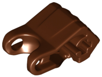 Large Figure Hand, Fist with Axle Hole, 4 Fingers in Reddish Brown
