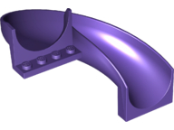 Slide Curved 180° in Dark Purple
