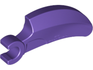 Creature Body Part, Barb Large (Claw, Talon) with Clip in Dark Purple