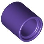 Technic Pin Connector Round 1L [Beam] in Dark Purple