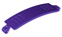 Technic Panel Curved 3 x 13 in Dark Purple