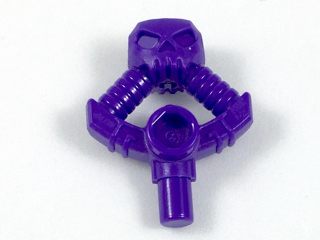 Weapon Sword Hilt with Skull and Bar (Djinn) in Dark Purple