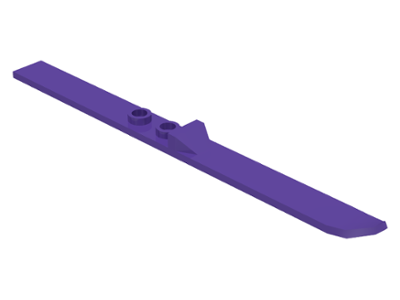Technic Figure Ski in Dark Purple