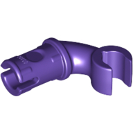 Arm, Short, with Technic Pin in Dark Purple