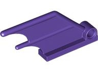 Tail 4 x 1 with Pin Hole in Dark Purple