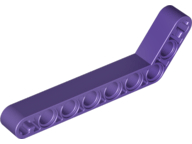 Technic Beam 1 x 9 Bent (7 - 3) Thick in Dark Purple