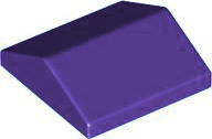 Brick Sloped 33° 2 x 2 Double in Dark Purple