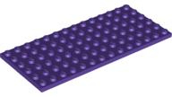 Plate 6 x 14 in Dark Purple
