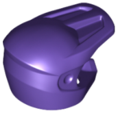 Helmet Dirt Bike in Dark Purple