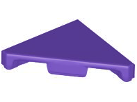 Tile 45° Cut 2 x 2 (Triangle) in Dark Purple