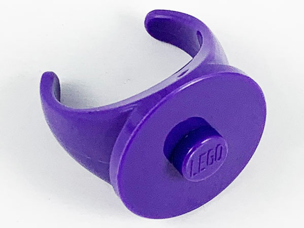 Ring 14 mm Inside Diameter [For Humans] in Dark Purple