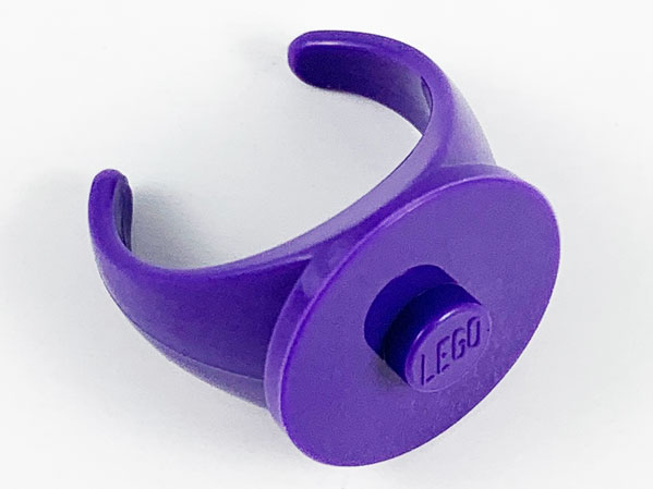 Ring 16 mm Inside Diameter [For Humans] in Dark Purple