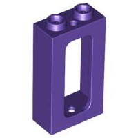 Window 1 x 2 x 3 Train in Dark Purple