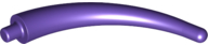 Animal Body Part / Plant, Tail / Claw / Horn / Branch / Tentacle, End Section in Dark Purple
