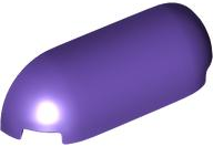 Brick Round, Curved Triple 1 x 4 x 1 in Dark Purple