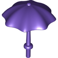 Duplo Umbrella with Stop Ring in Dark Purple