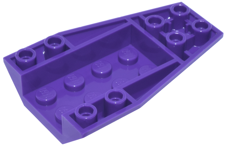 Brick Wedged, Curved Inverted 6 x 4 in Dark Purple