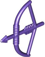 Weapon Bow and Arrow [Large] in Dark Purple
