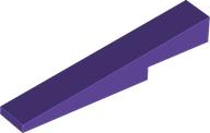 Brick Sloped 1 x 6 x 1 with 1 x 2 x 1/3 Cutout in Dark Purple