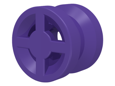 Wheel 8 x 6 in Dark Purple