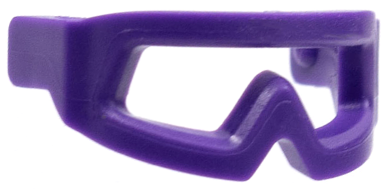 Headwear Accessory Visor Snow Goggles in Dark Purple