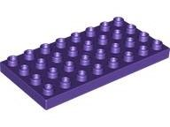 Duplo Plate 4 x 8 in Dark Purple