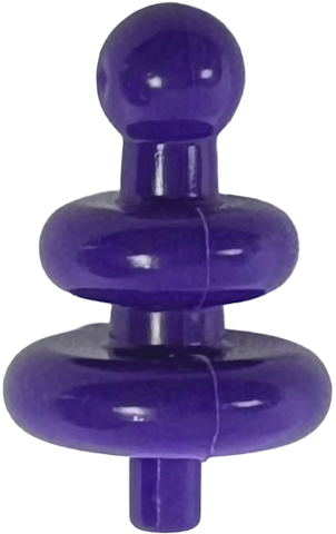 Headwear Accessory Vintage Sci-Fi Antenna in Dark Purple