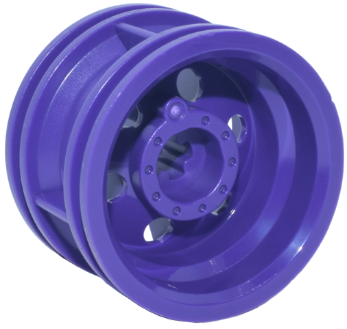 Wheel 30.4 x 20 without Pinholes, with Reinforced Rim in Dark Purple