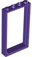 Door Frame 1 x 4 x 6 Type 2 in Dark Purple